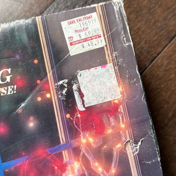 Vintage 1990s Mr Christmas mini mini light up sculpture string lights Santa face - Picture 4 of 8